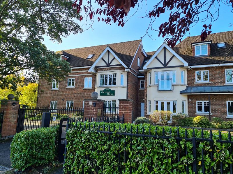 Exterior Front: Harroway Manor, Cobham Road, Fetcham