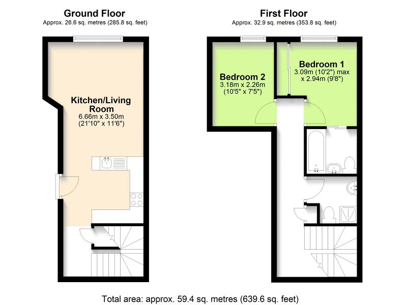 Floor Plan: Bridge Place, Leatherhead